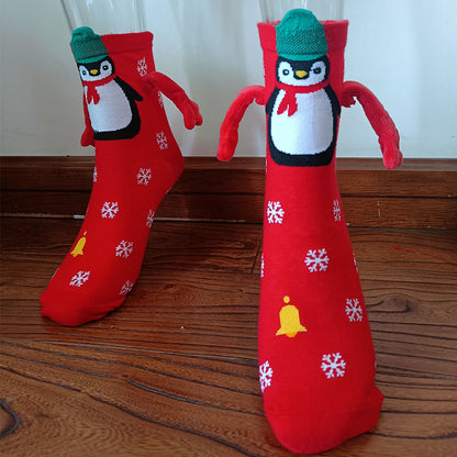 Holding hands socks & Christmas socks