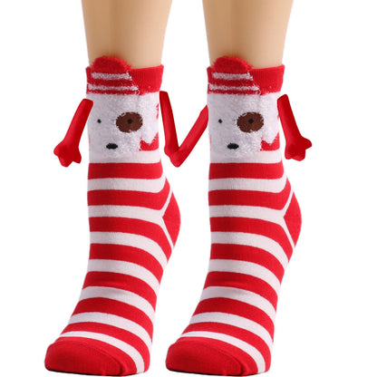 Holding hands socks & Christmas socks