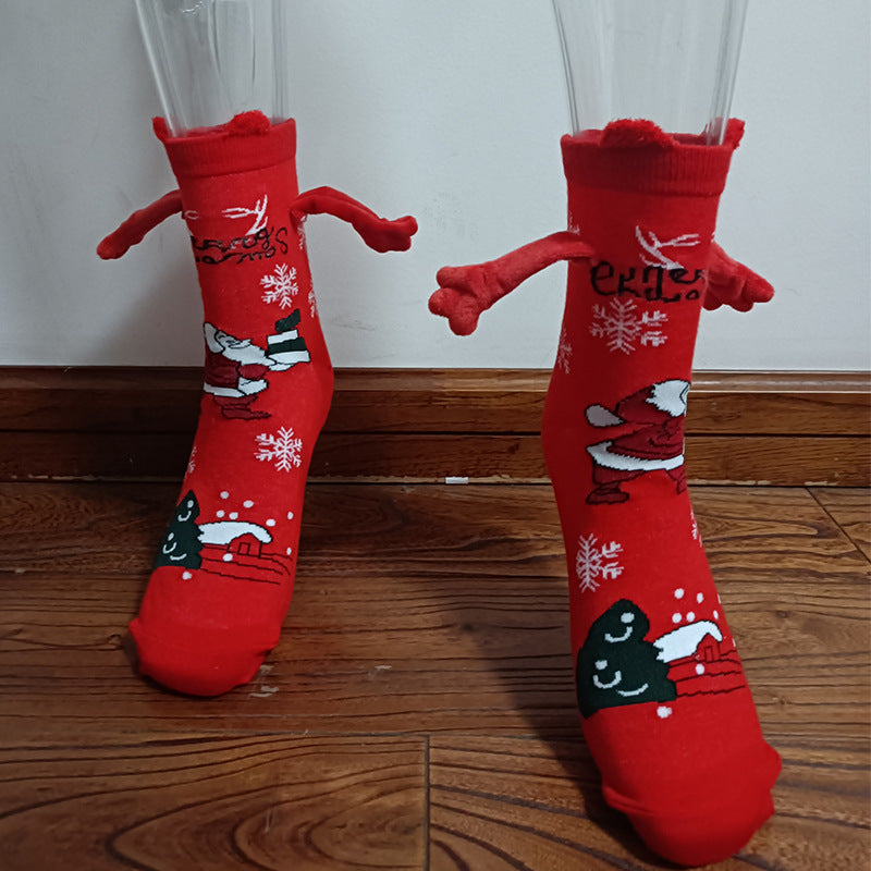 Holding hands socks & Christmas socks