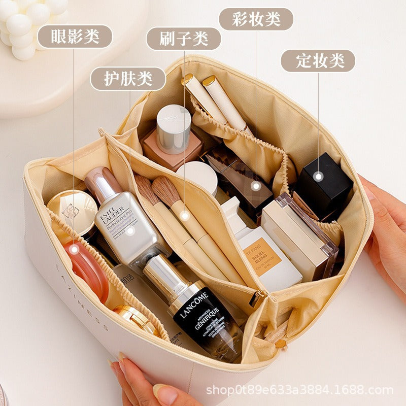 New cosmetic bag for women large capacity portable cosmetic box