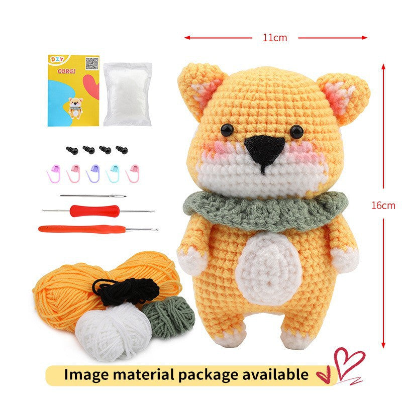 Same style crochet material package crochet doll diy wool ball hand-woven doll ornaments