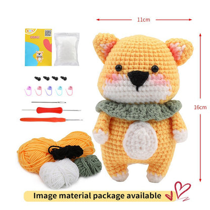 Same style crochet material package crochet doll diy wool ball hand-woven doll ornaments