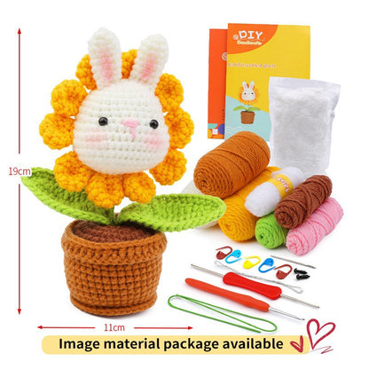 Same style crochet material package crochet doll diy wool ball hand-woven doll ornaments