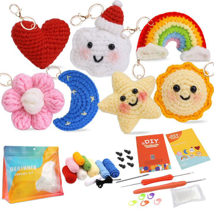 Same style crochet material package crochet doll diy wool ball hand-woven doll ornaments