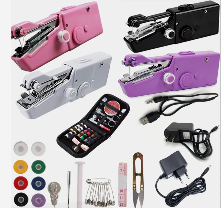 Handheld Mini Sewing Machine Mini Electric Sewing Machine New Plus Accessories Sewing Machine Set