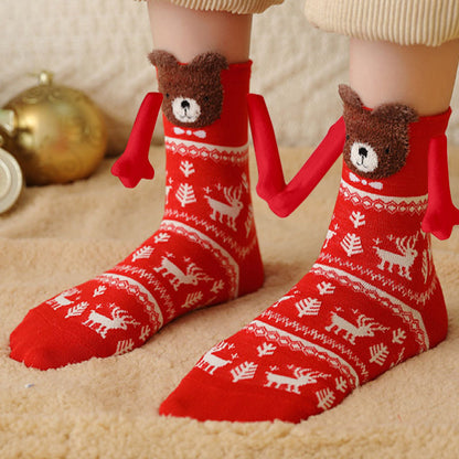 Holding hands socks & Christmas socks