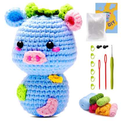 Same style crochet material package crochet doll diy wool ball hand-woven doll ornaments