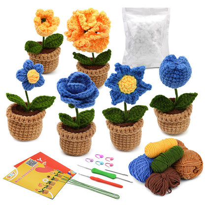 Same style crochet material package crochet doll diy wool ball hand-woven doll ornaments