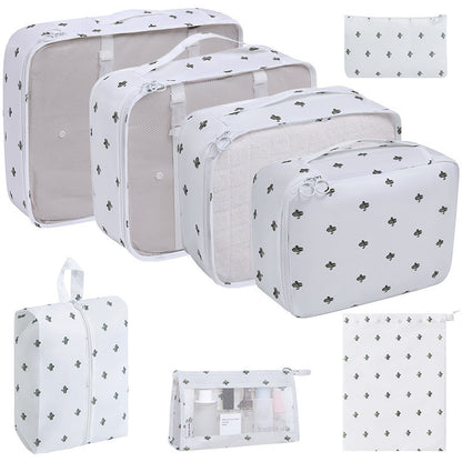 7/8/9/10 Pcs Set Travel Organizer Storage Bags Suitcase Packing Cubes Set Cases Portable Luggage Clothes Shoe Tidy Pouch Folding