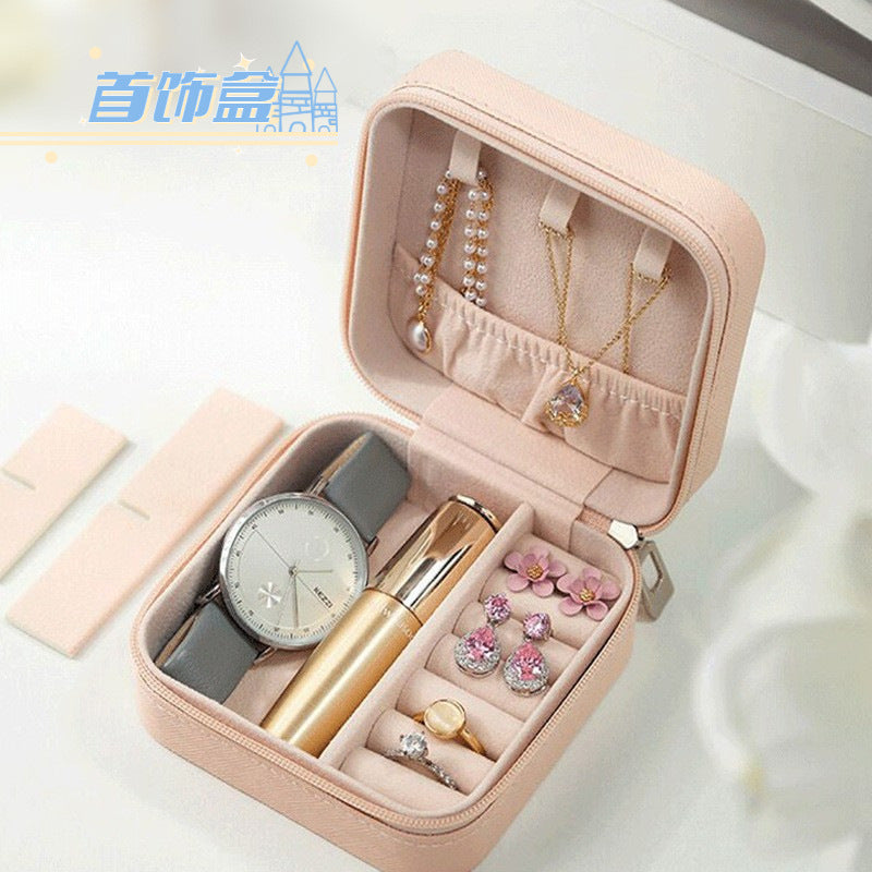 Home Travel Necklace Ring Earrings Easy to Carry Jewelry Box Direct Selling